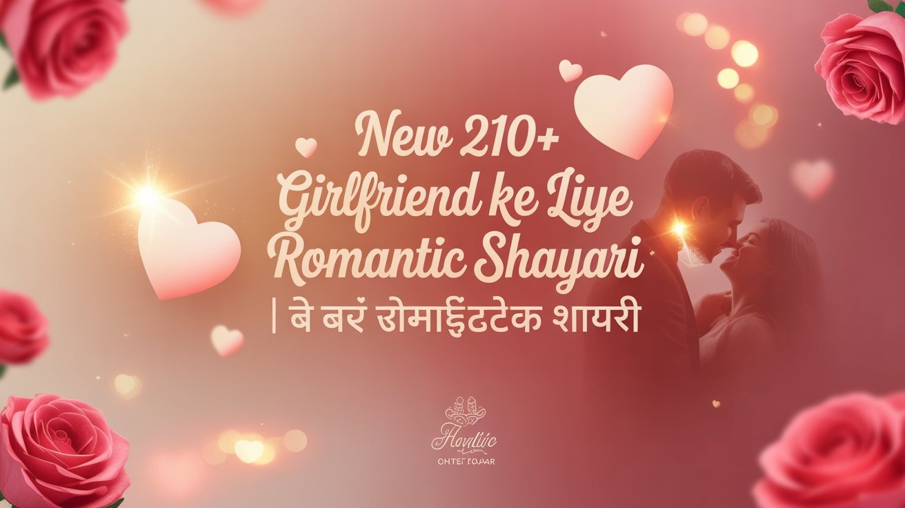 New 210+ Girlfriend Ke Liye Romantic Shayari | गर्लफ्रेंड के लिए रोमांटिक शायरी 