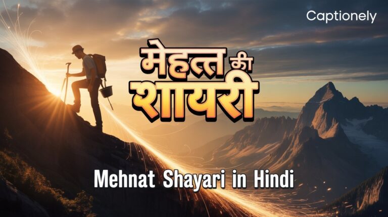 🔥 मेहनत की शायरी | Mehnat Shayari in Hindi 🛠️✨