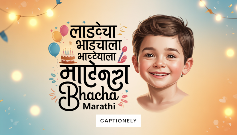 लाडक्या भाच्याला वाढदिवसाच्या शुभेच्छा Happy Birthday Bhacha Marathi 