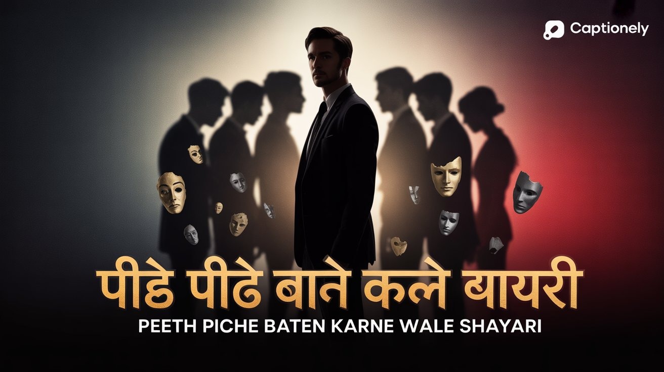 50+ Top पीठ पीछे बात करने वाले शायरी | Peeth piche baten Karne wale shayari