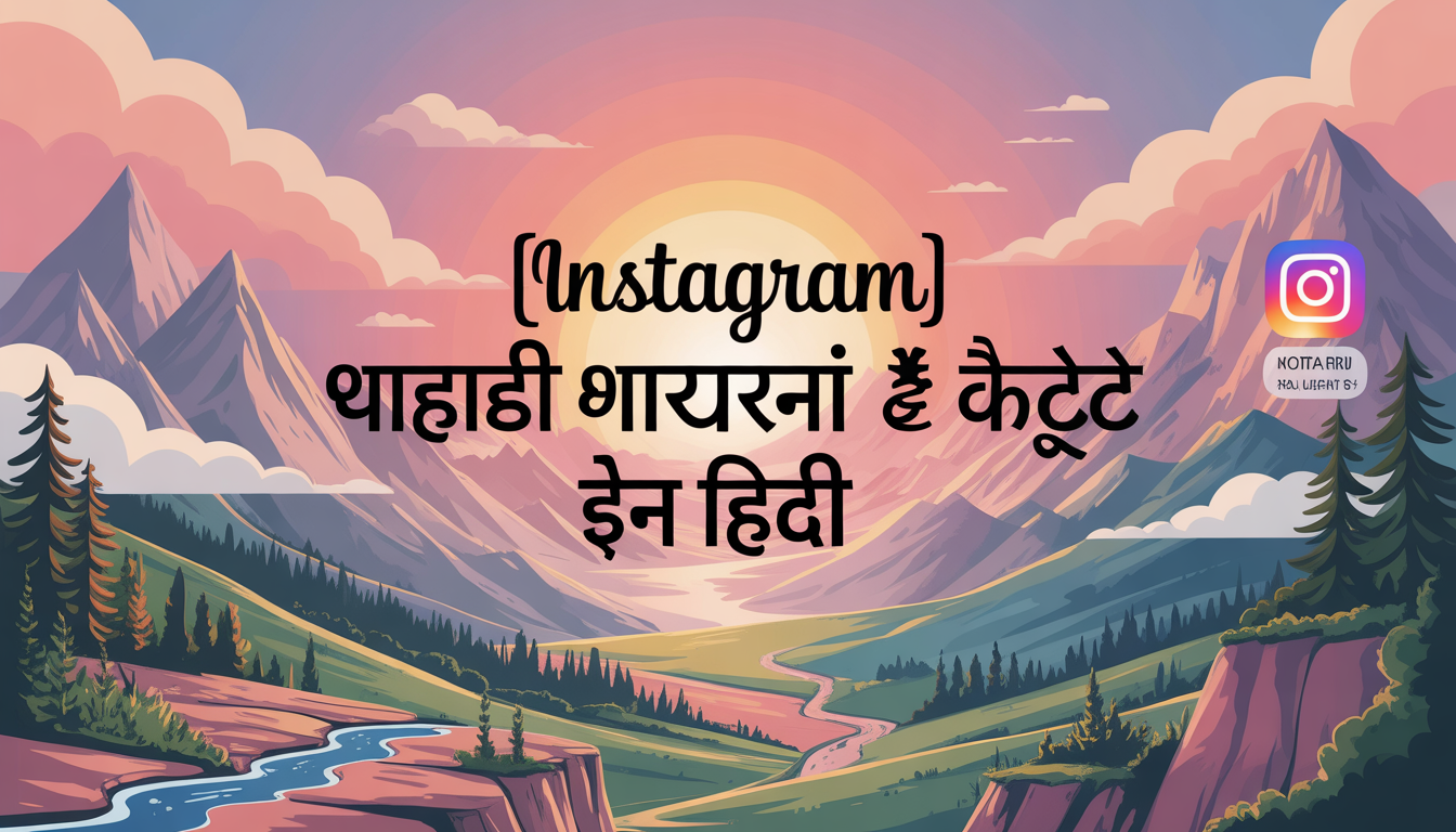 [Instagram] पहाड़ी शायरी स्टेटस कोट्स इन हिंदी | Pahadi shayari status quotes in Hindi