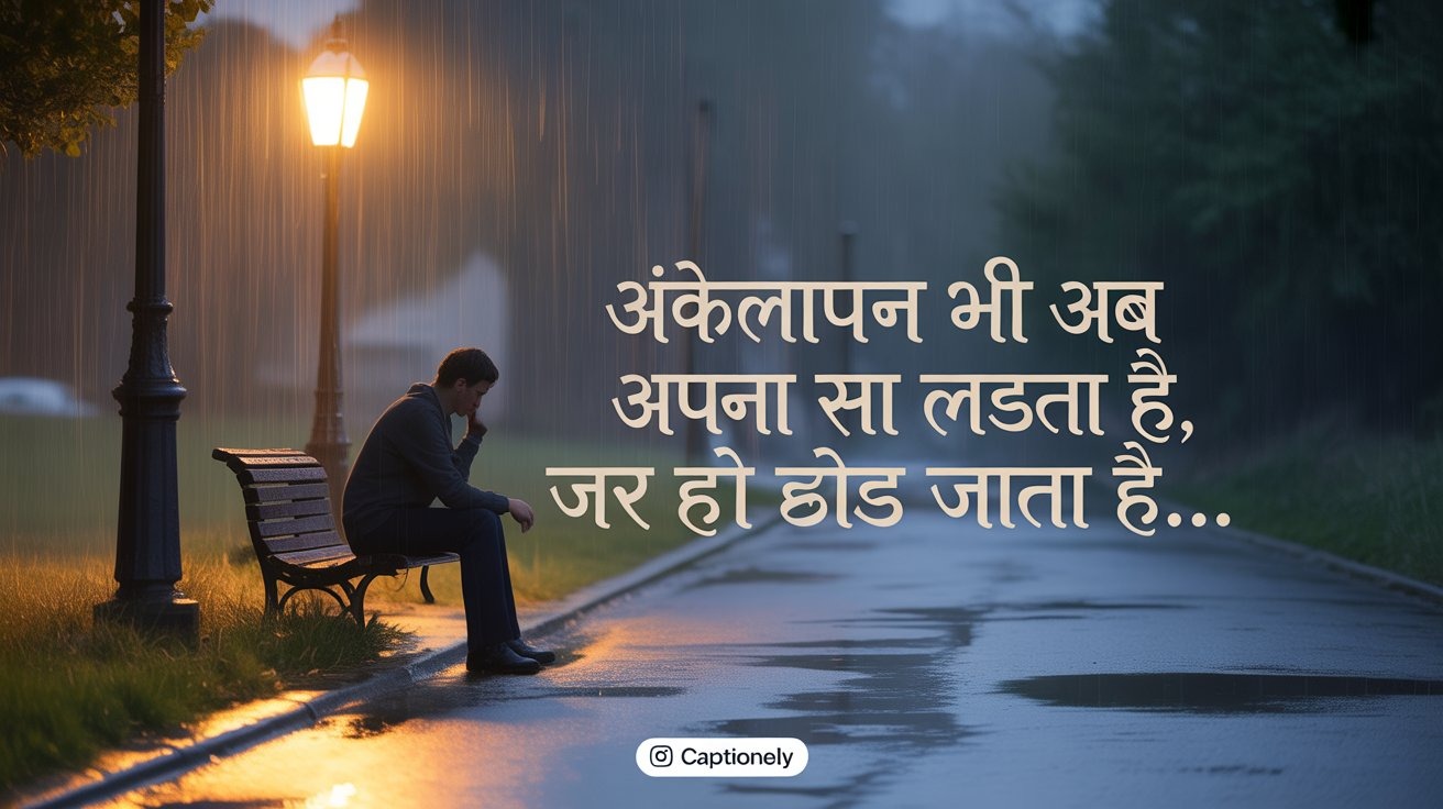 Alone Shayari In Hindi | Best 226+ अकेलेपन के लिए शायरी हिंदी में