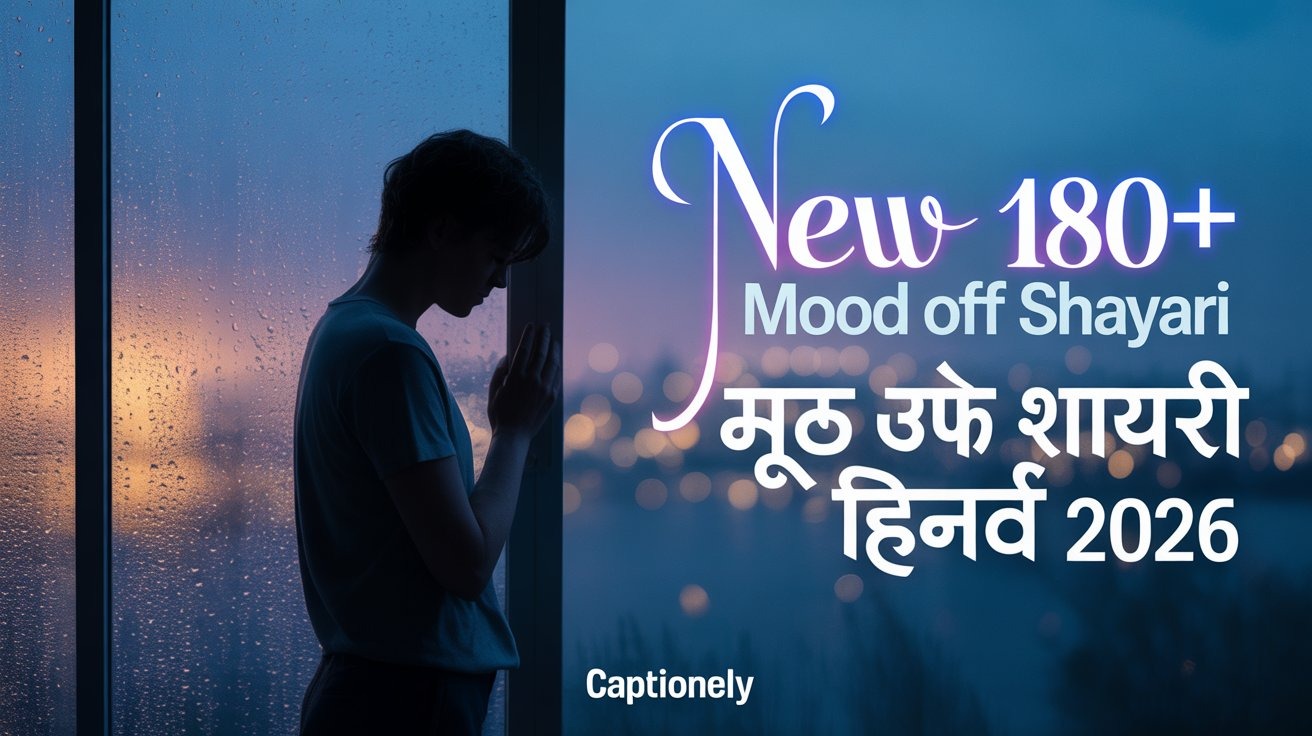 New 180+ Mood Off Shayari | मूड ऑफ शायरी हिन्दी 2026
